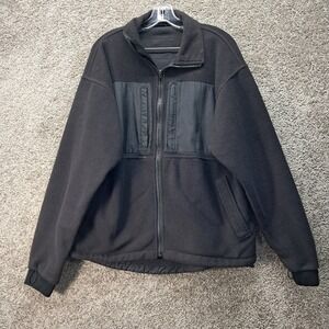 Mad Dog Gear‎ by Stearns Mens Black Fleece Full Zip Jacket Model H054 Medium
